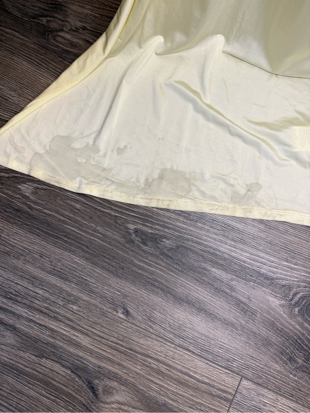 Free People Yellow Maxi Dress Size L NWT Open Back Ruched Flawed Read - Picture 9 of 16